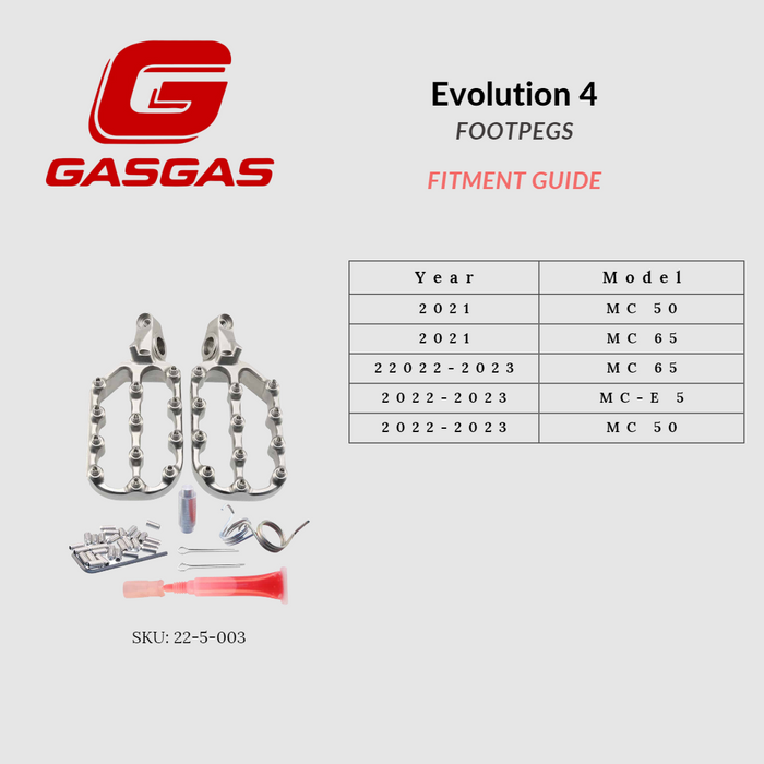 Fastway Evolution 4 Footpeg & Fit Kit