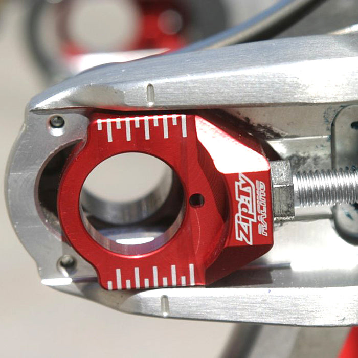 Chain Adjuster Blocks (Moto Style) #CAB08M KX/F125-450, RMZ250